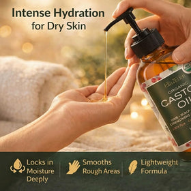 Ella & Eden Castor Oil 16 Oz in eco-friendly packaging