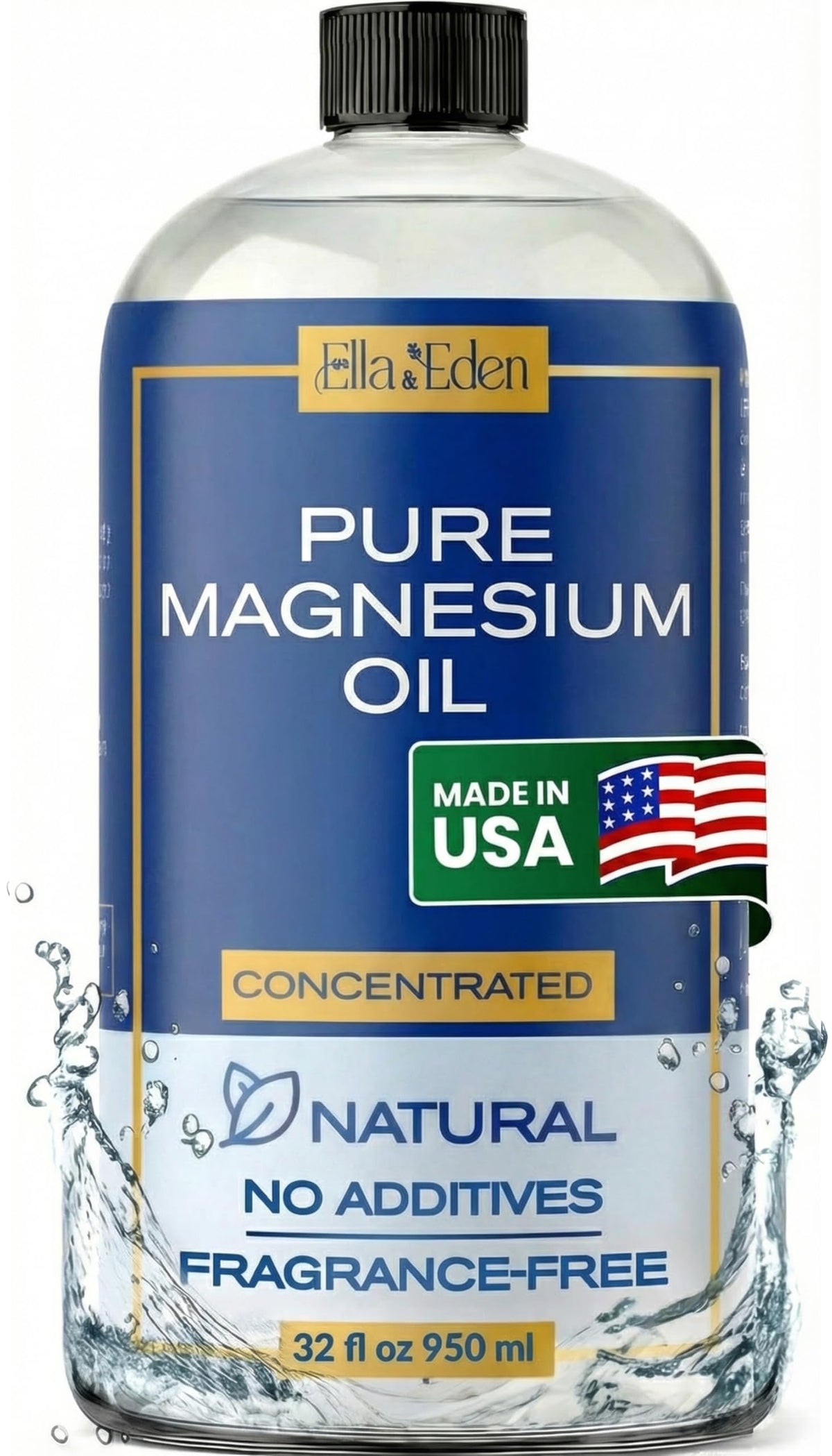 Ella & Eden Magnesium Oil 32 FL OZ front view