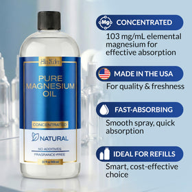 Ella & Eden Magnesium Oil displayed with relaxing setting
