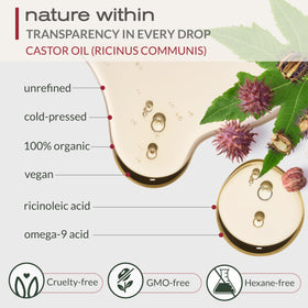 Ella & Eden Organic Castor Oil used on skin