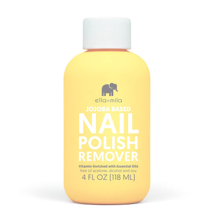 ella+mila Jojoba Nail Polish Remover front view 4 fl oz