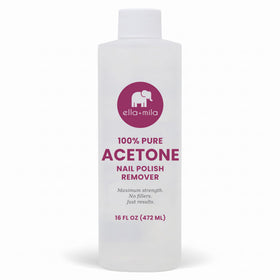 ella+mila Pure Acetone Nail Polish Remover 16 fl oz front view