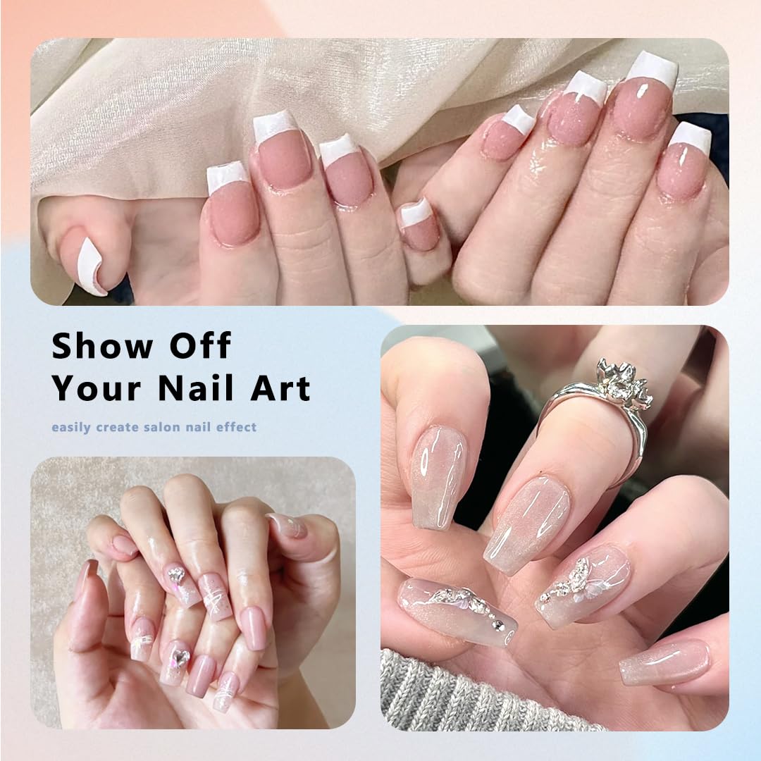 ELLEWIN 480PCS nail tips packaging front view