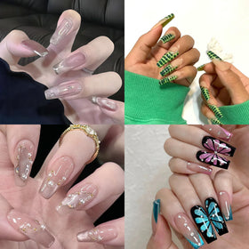 ELLEWIN false nail tips set displayed in packaging