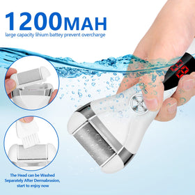 Elmchee Electric Foot Callus Remover Kit with USB charging cable