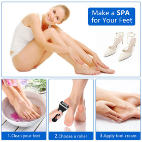 Elmchee Electric Foot Callus Remover with cleaning brush
