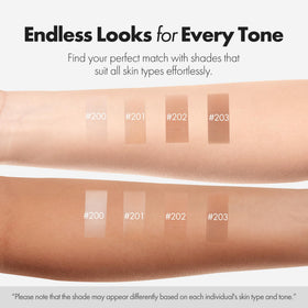 ELROEL Blanc Cover Cream Stick V in use during makeup application