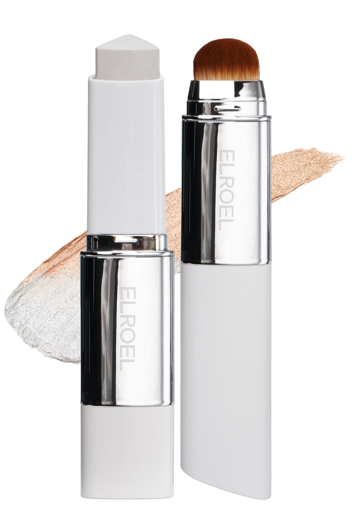 ELROEL Blanc Cover Stick V front view showing dual-ended design