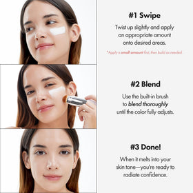 ELROEL Blanc Cover Stick V White foundation stick packaging