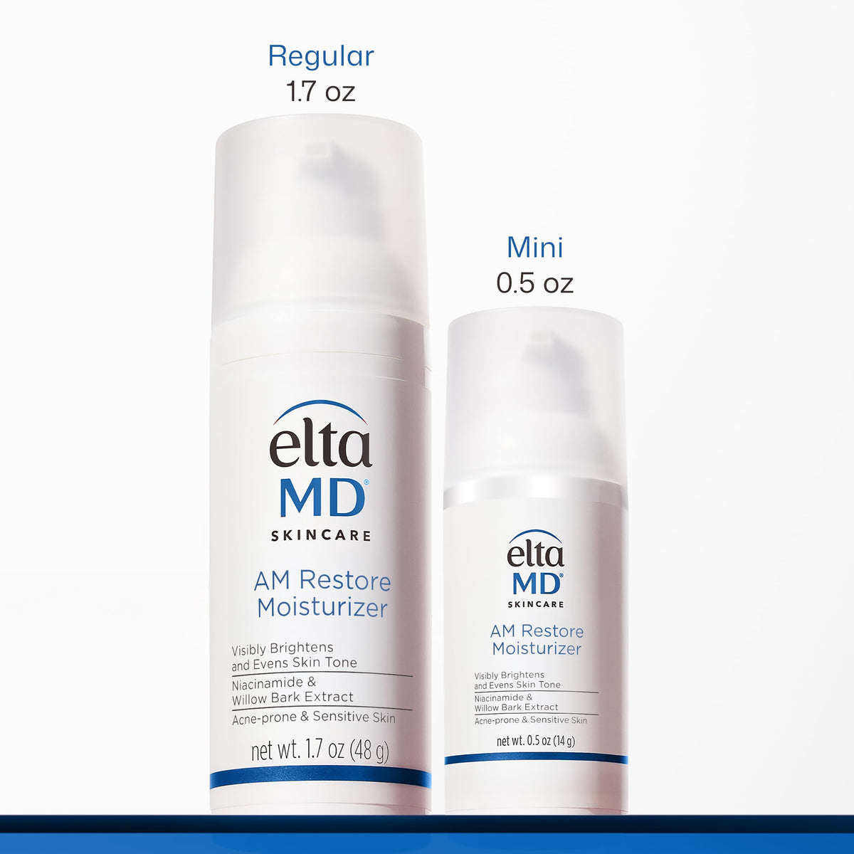 EltaMD AM Restore Daily Facial Moisturizer texture on hand