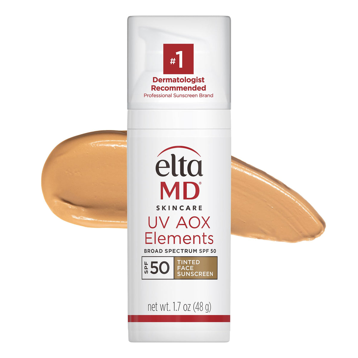 EltaMD UV AOX Elements Tinted Face Sunscreen SPF 50 front view
