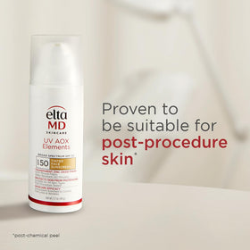 EltaMD UV AOX Elements Tinted Face Sunscreen SPF 50 texture close-up