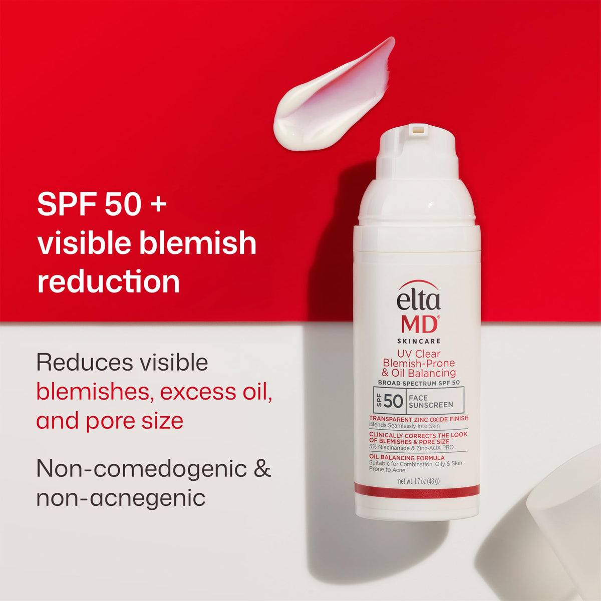 EltaMD UV Clear Blemish-Prone SPF 50 back view