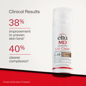 EltaMD UV Clear Deep Tinted Face Sunscreen lifestyle use