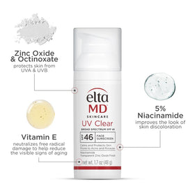EltaMD UV Clear Tinted Duo Kit showing tinted and untinted options