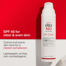 EltaMD UV Clear Untinted Face Sunscreen 3.7 oz side view