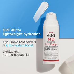 EltaMD UV Daily Face Sunscreen Moisturiser SPF 40 pump bottle