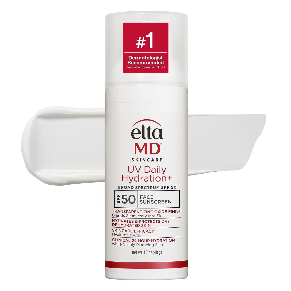 EltaMD UV Daily Hydration+ Face Sunscreen SPF 50 front view