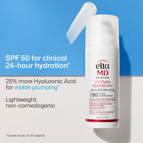 EltaMD UV Daily Hydration+ Face Sunscreen SPF 50 packaging