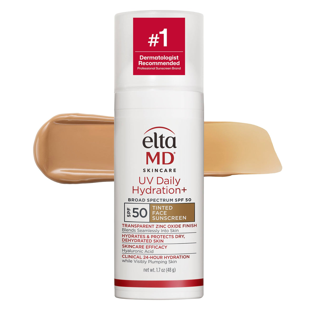 EltaMD UV Daily Hydration+ Tinted Face Sunscreen front view
