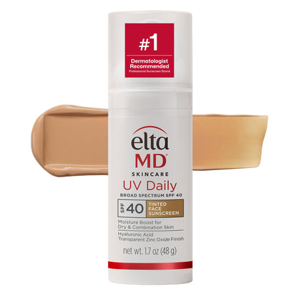 EltaMD UV Daily Tinted Face Sunscreen Moisturizer SPF 40 front view