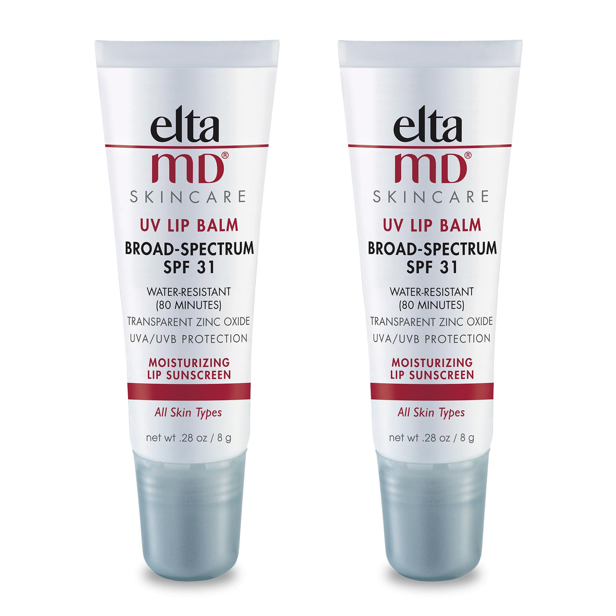 EltaMD UV Lip Balm Sunscreen SPF 36 front view in packaging