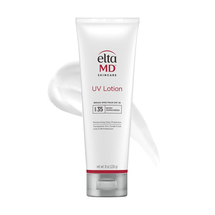 EltaMD UV Lotion 8 oz front view with SPF 35 label