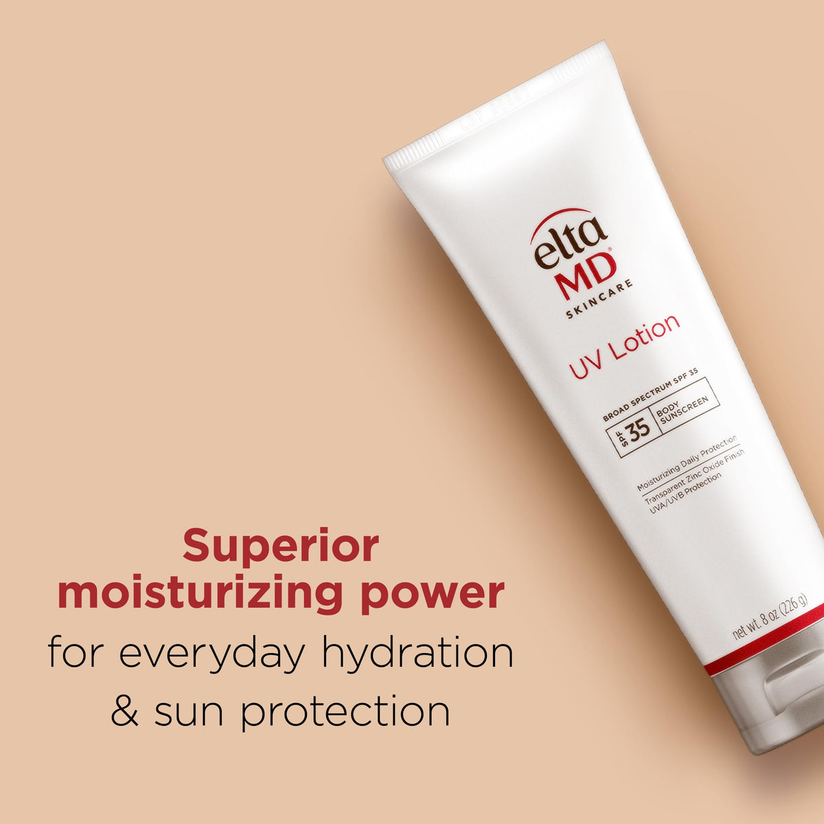 EltaMD UV Lotion 8 oz in a lifestyle setting outdoors