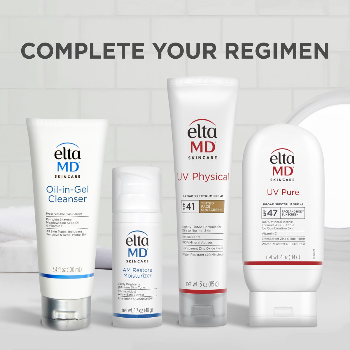 EltaMD UV Pure Mineral Sunscreen SPF 47 in outdoor setting