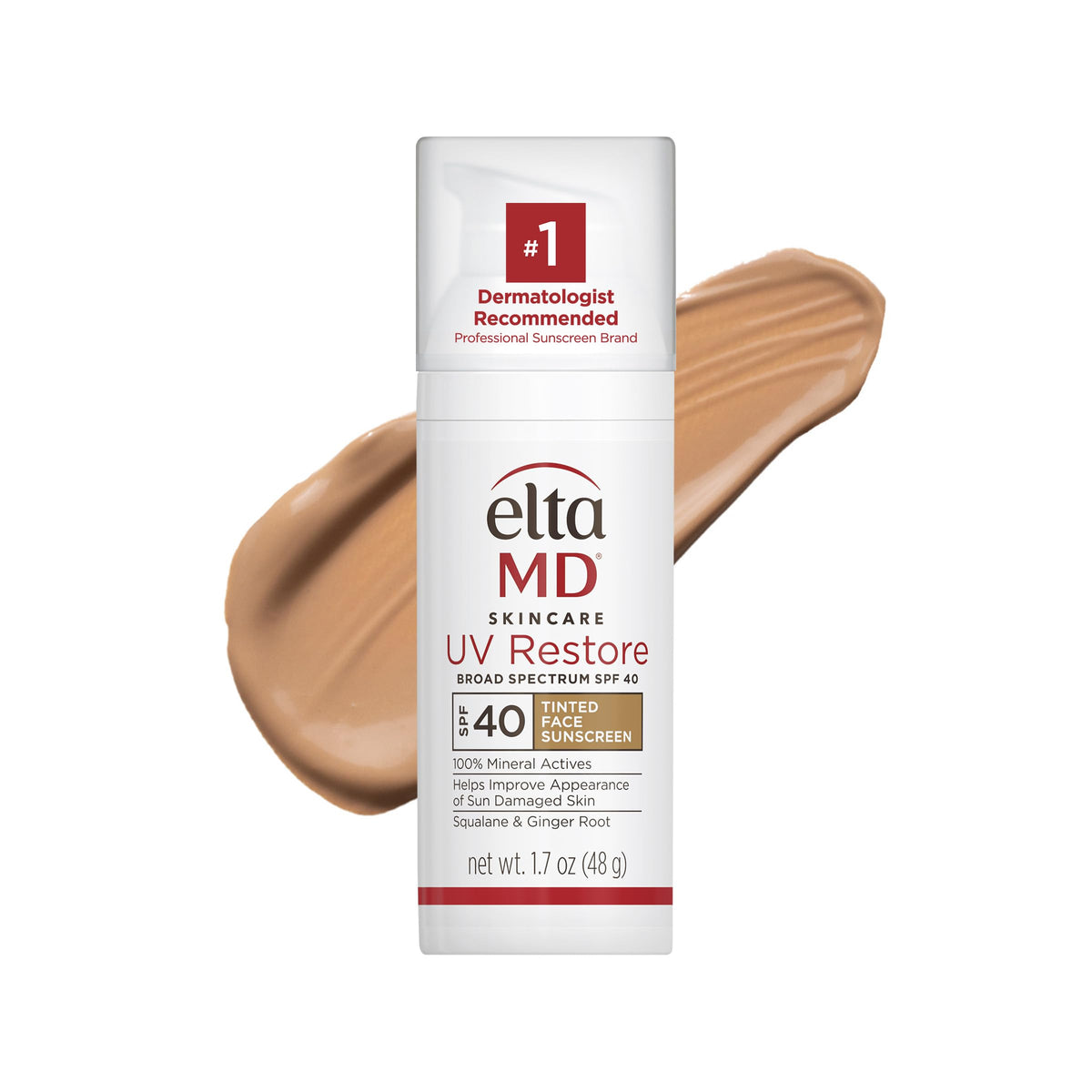 EltaMD UV Restore Tinted Face Sunscreen 1.7 oz front view