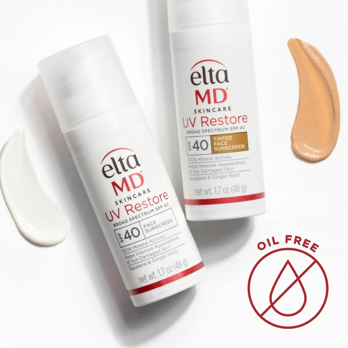 EltaMD UV Restore Tinted Face Sunscreen 1.7 oz side view