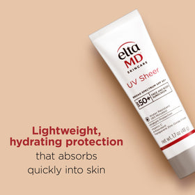 EltaMD UV Sheer Sunscreen SPF 50+ travel-size pump bottle