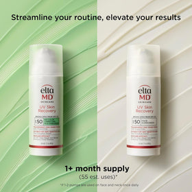 EltaMD UV Skin Recovery Face Sunscreen SPF 50 green tinted packaging