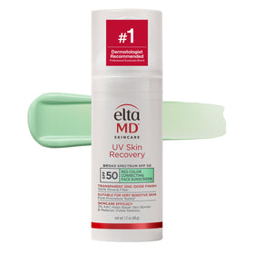 EltaMD UV Skin Recovery Green Tinted Mineral Sunscreen SPF 50 front view