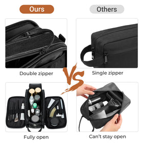 Elviros Toiletry Bag for Men waterproof drawstring pouch