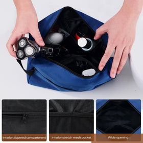Elviros Travel Toiletry Bag lightweight design close-up