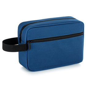 Elviros Travel Toiletry Bag Navy Blue front view