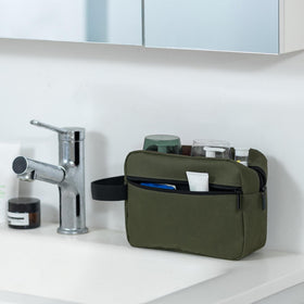 Elviros Travel Toiletry Bag with shaving kit