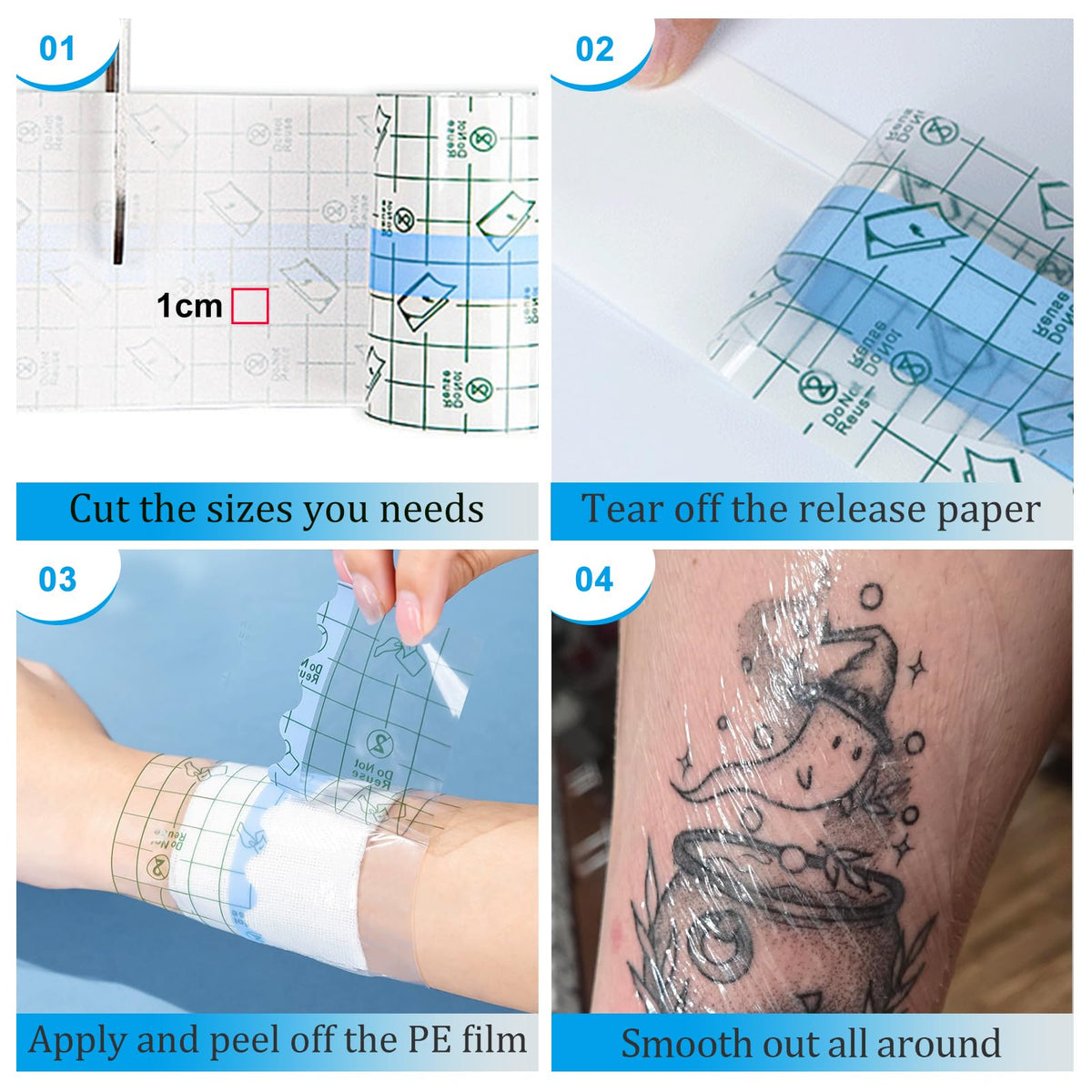 Emalla Second Skin Tattoo Cover Up Patch Tape packaging