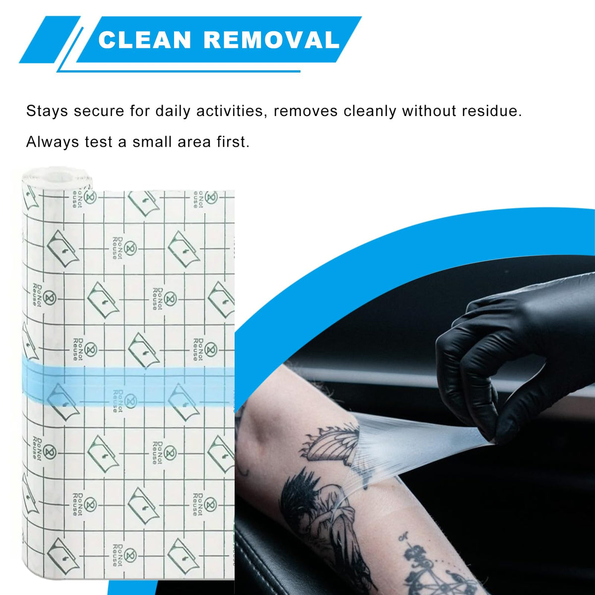 Emalla tattoo cover bandage packaging details