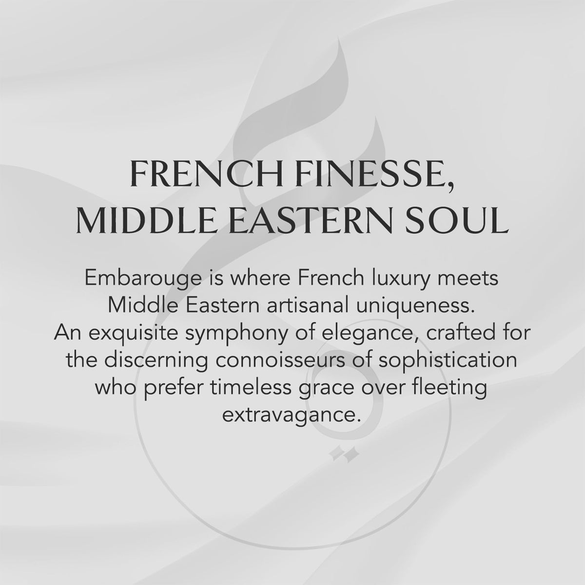 EMBAROUGE 22° North Eau De Parfum bottle with compass
