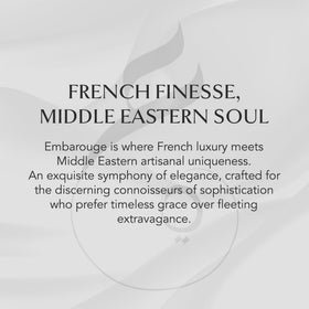 EMBAROUGE 22° North Eau De Parfum bottle with compass