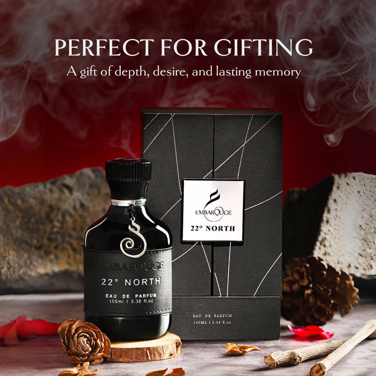 EMBAROUGE 22° North Eau De Parfum with accessories