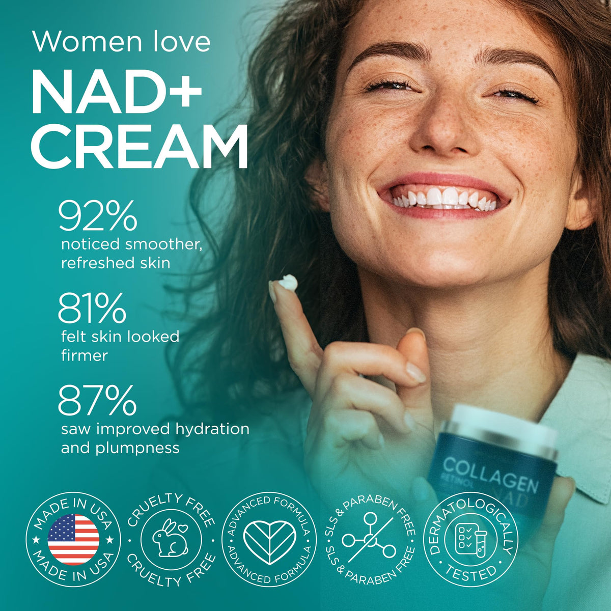 Ember Cloud Collagen NAD+ Cream with natural ingredients