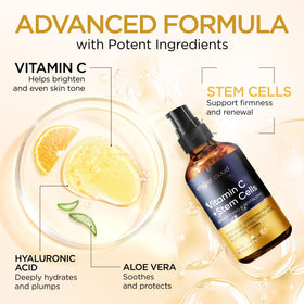 Ember Cloud Vitamin C Serum 2 Oz side view