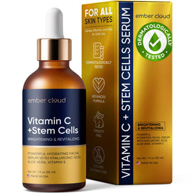 Ember Cloud Vitamin C Serum front view with label