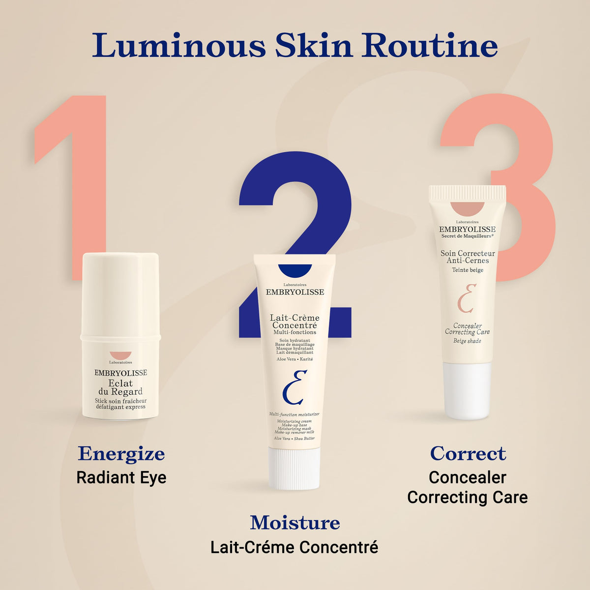 Embryolisse Radiant Eye Stick in use outdoors