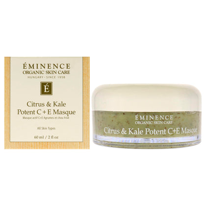 Eminence Citrus & Kale Potent C + E Masque 2oz front view