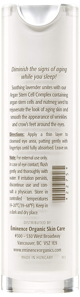 Eminence Lavender Age Corrective Night Eye Cream 1.05oz packaging detail