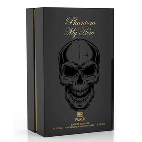 Emper Phantom My Hero 100ml packaging display